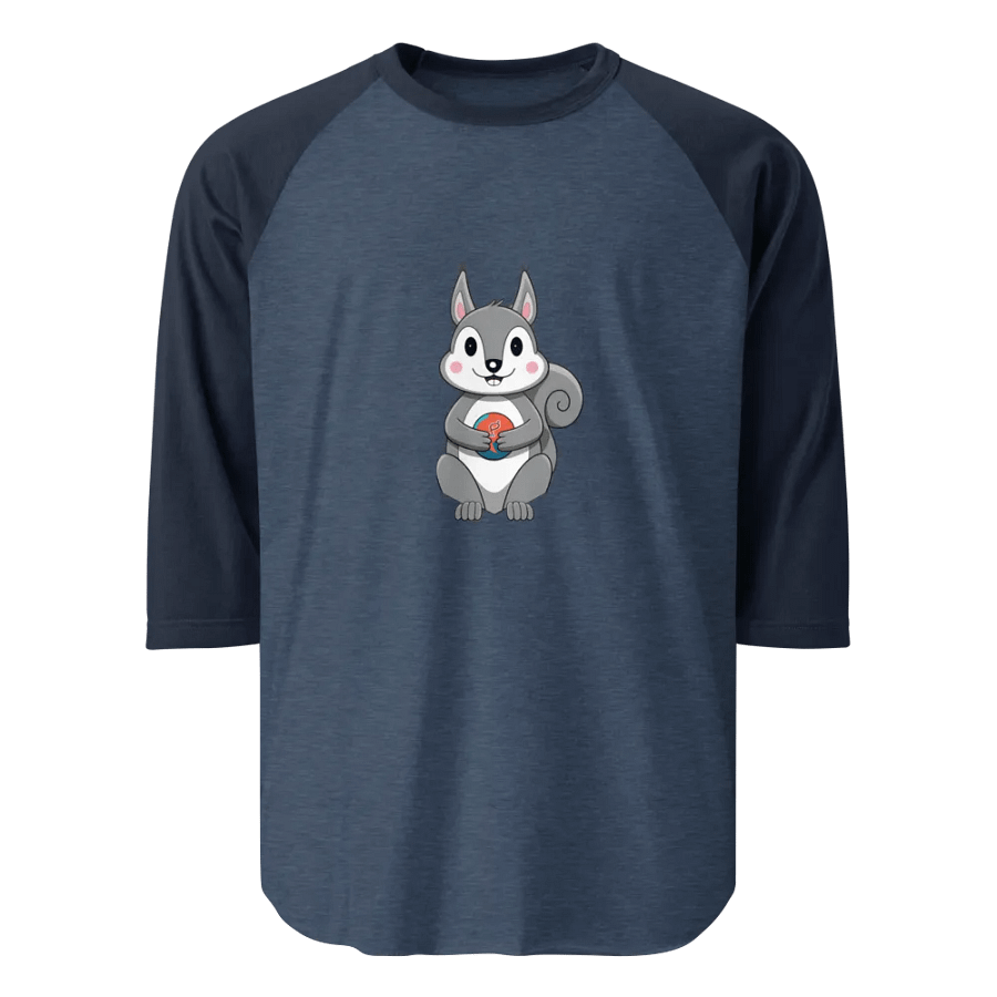Playful Squirrel Raglan Tee product image (1)