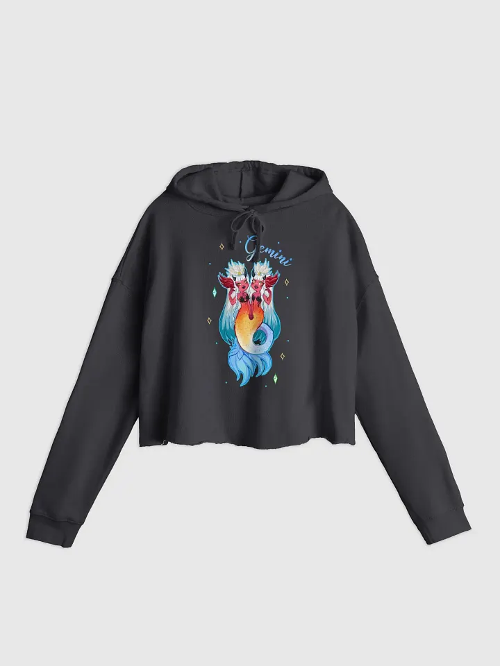 Gemini Crop Hoodie (Zodiac Series) product image (6)