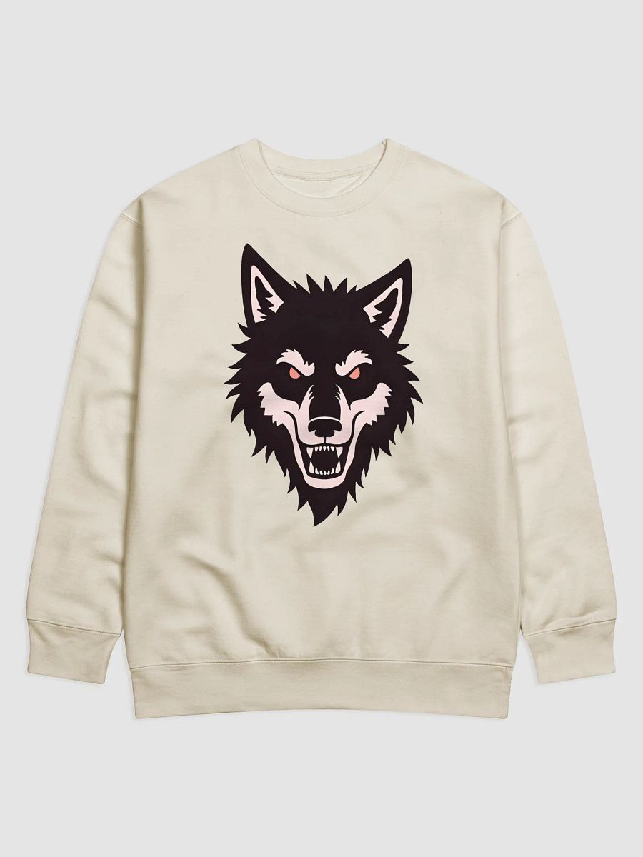 Scary Wolf Face Sweatshirt – Dark Feral Streetwear product image (4)