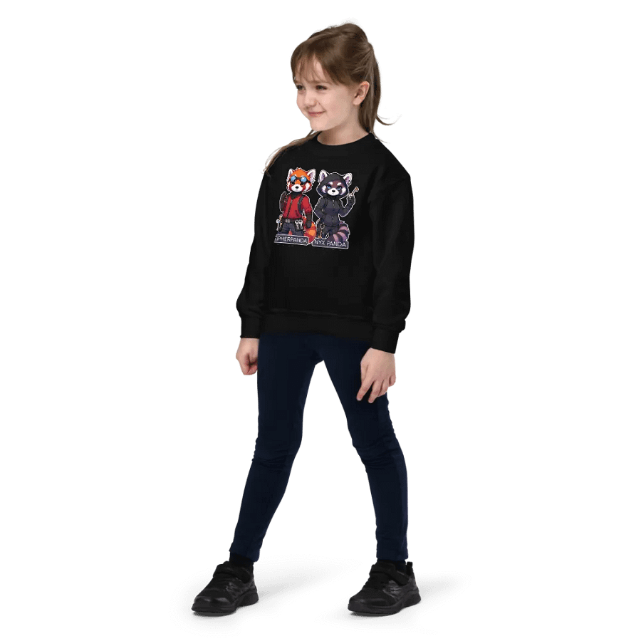 Nyx and Cypher Panda youth Sweater product image (11)