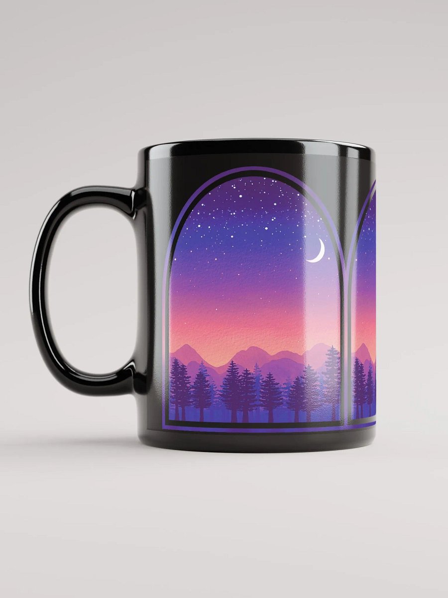 Lavender Sunset - Black Mug product image (6)