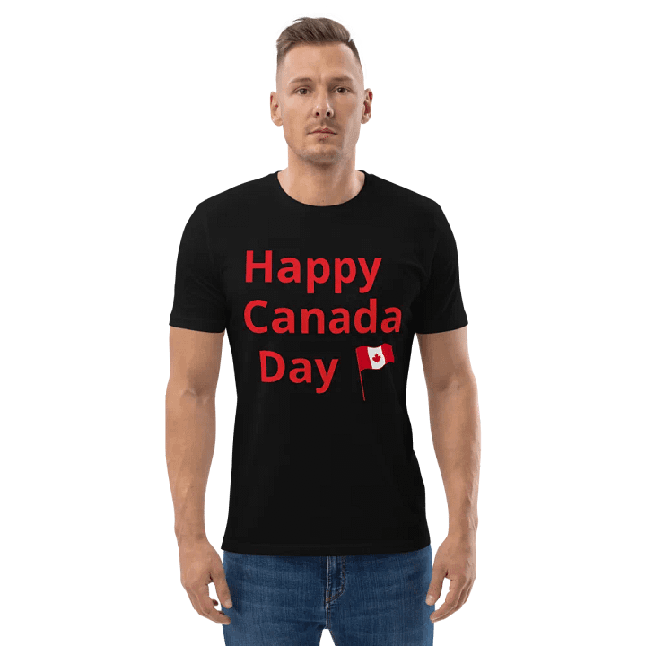 Happy Canada Day Celebration Organic Tee product image (9)