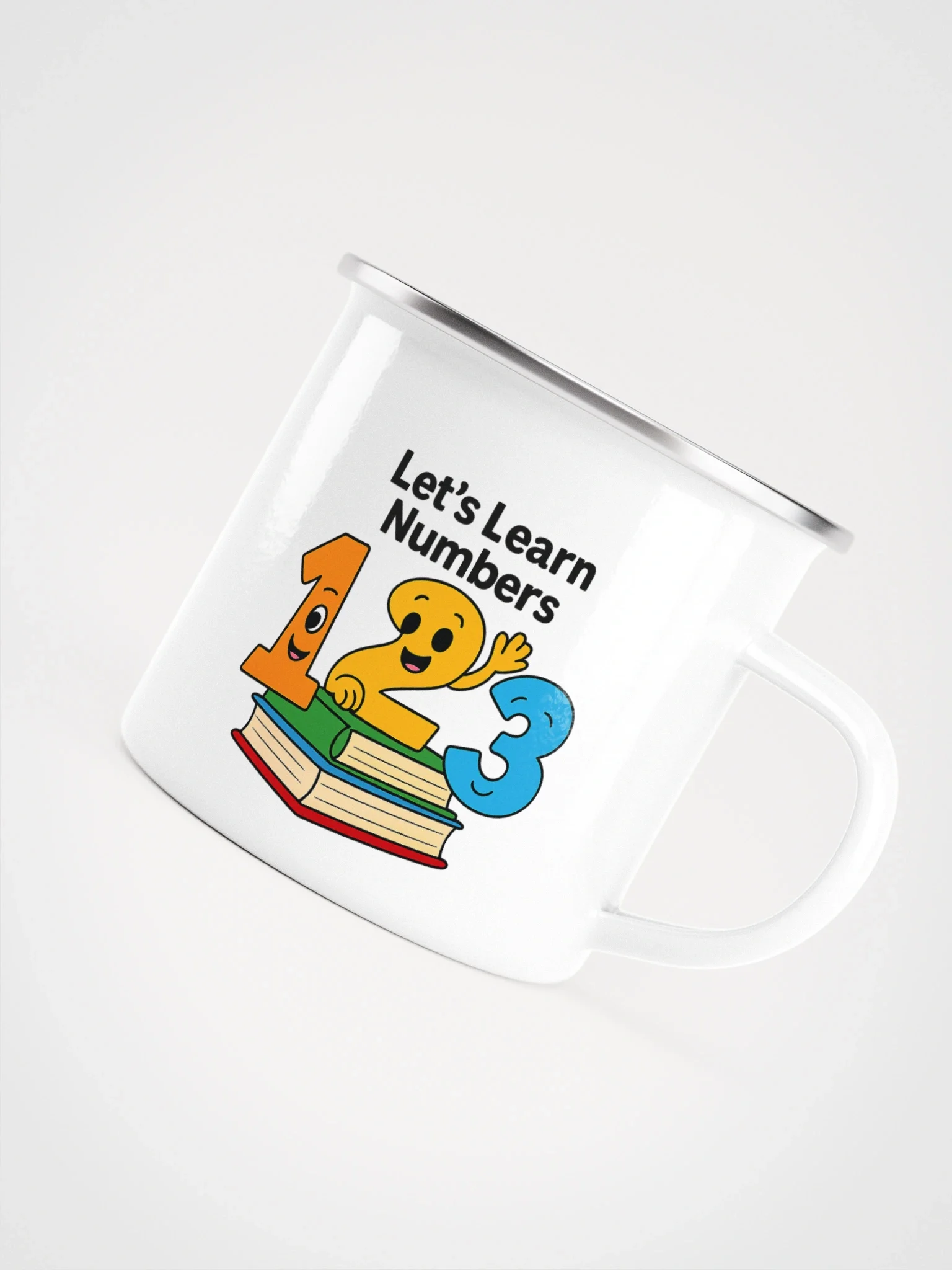 Friendly Numbers Enamel Mug product image (5)