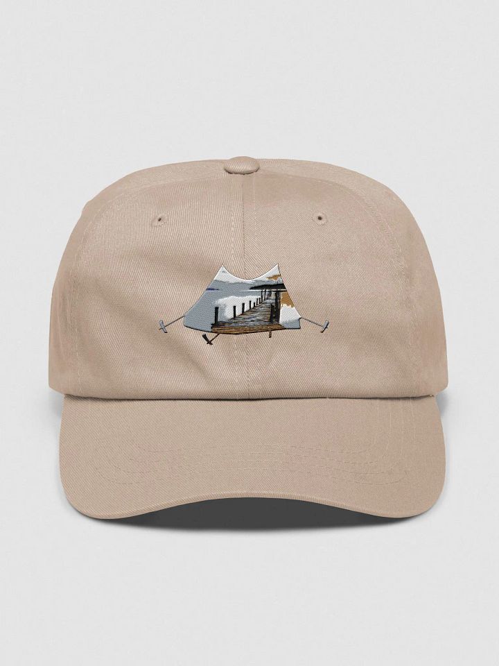 Camp, Relax, Reflect Hiking, tent, outdoors, camping, relaxing, bridge, adventure, away from home, nature, travel, mountain, forest, wild, trees, sunset, retro, souvenir, distressed. product image (1)
