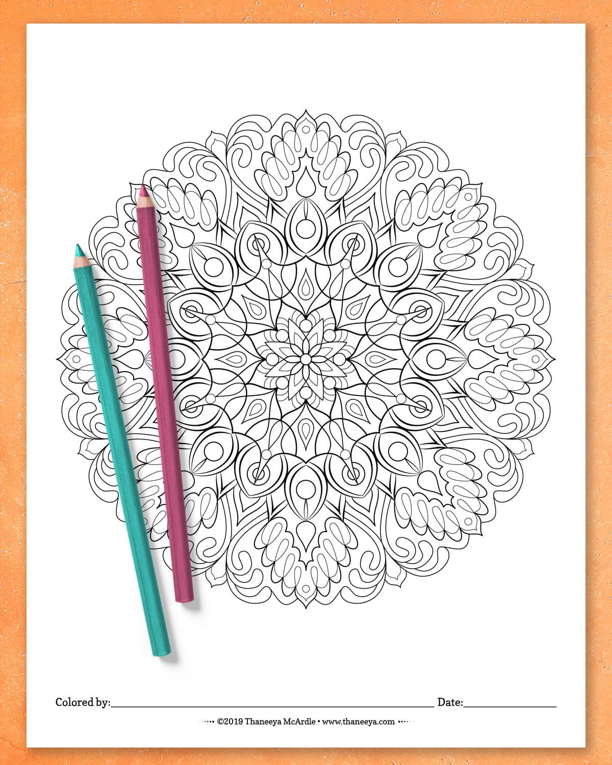 Detailed Mandala Coloring Pages product image (11)