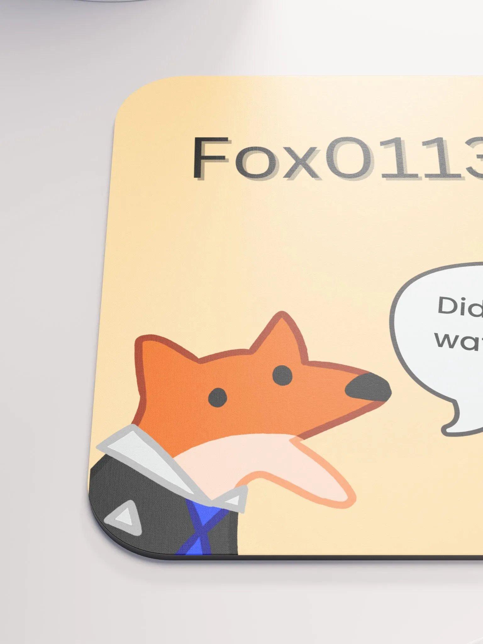 Fox0113 Logo Reminder Mouse Pad product image (6)