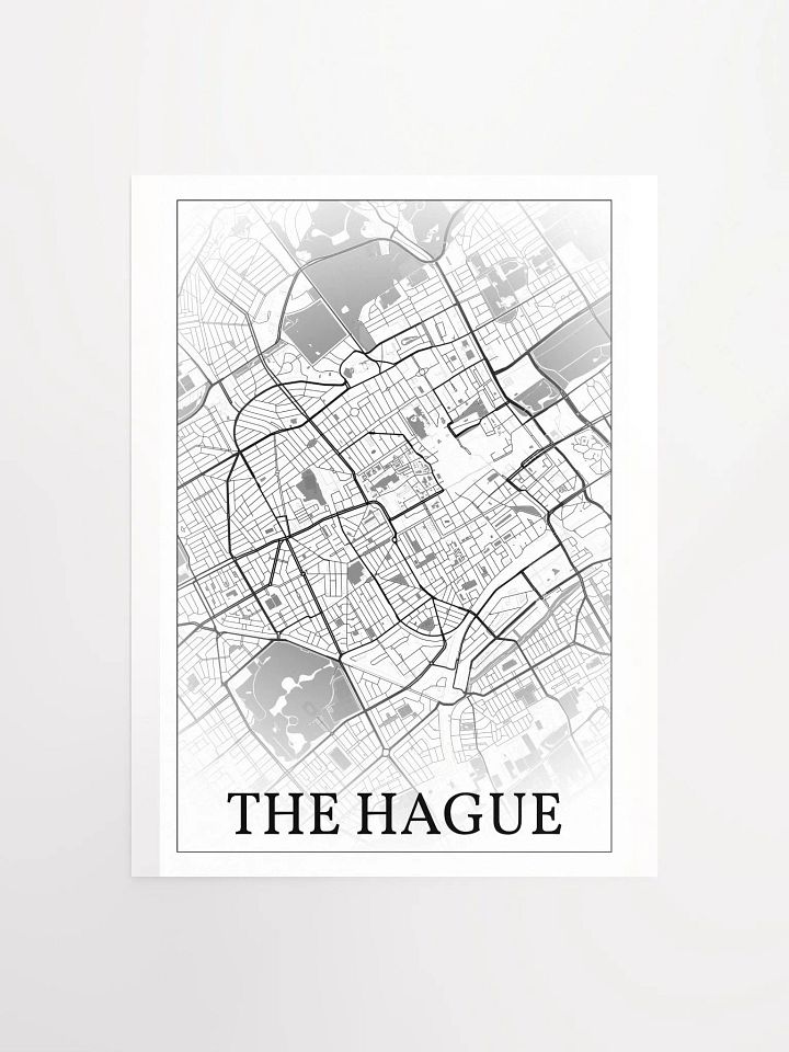 The Hague, Netherlands, city map print product image (5)