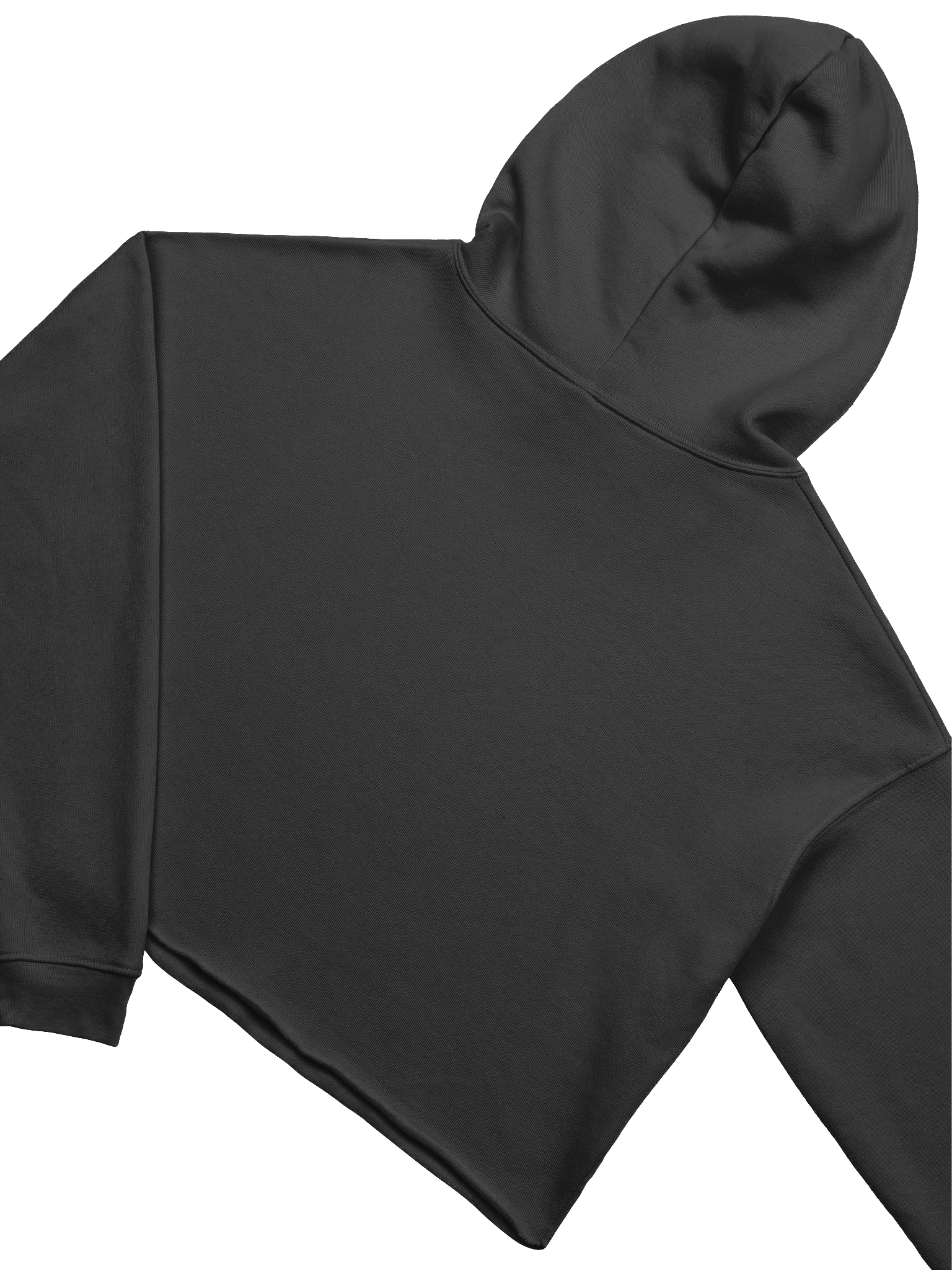 Gritty Skull Distressed Crop Hoodie product image (31)