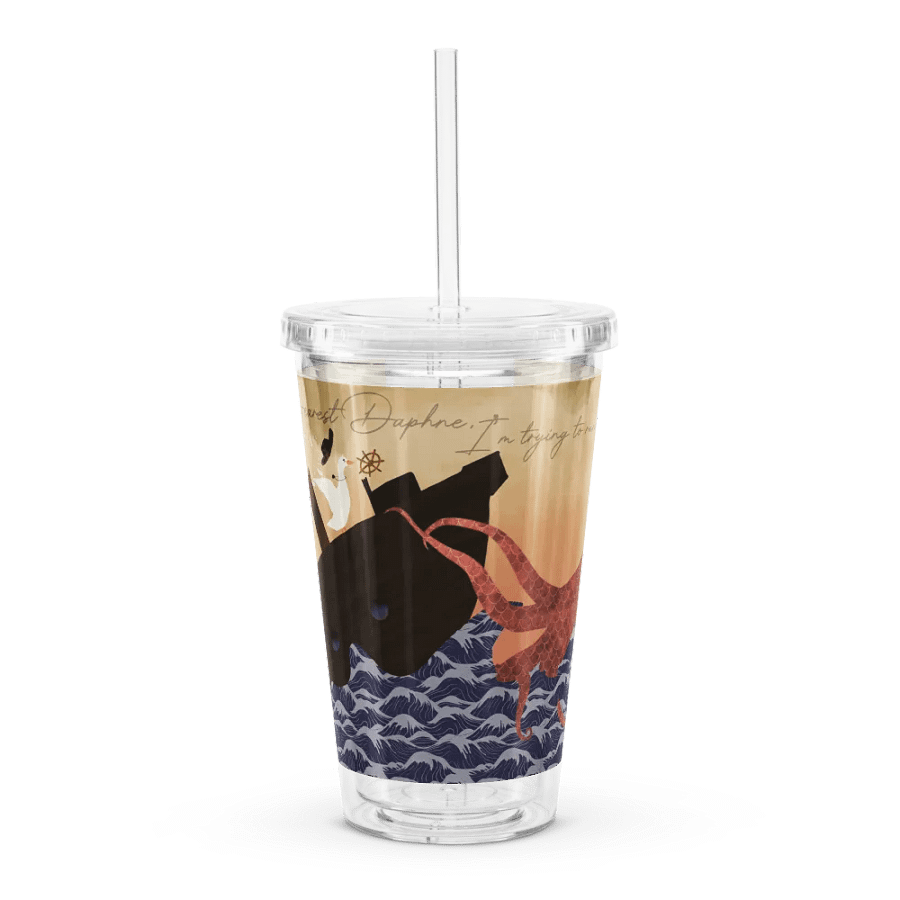 Running A Tight Shipwreck Clear Tumbler product image (1)