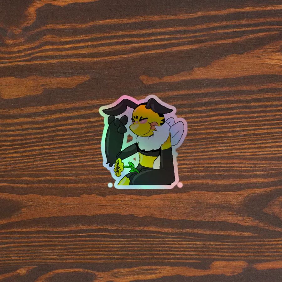 Brilliant Bee Holographic Sticker product image (3)