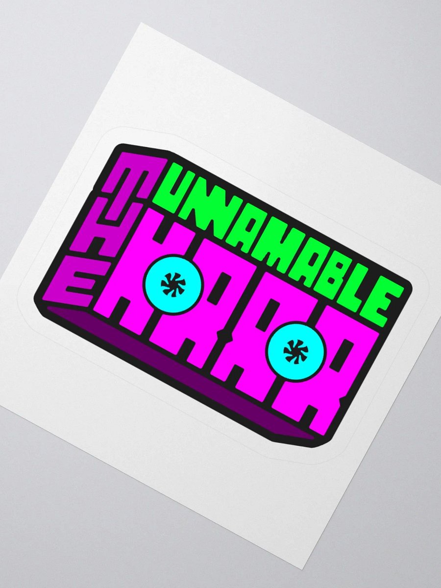 The Unnamable Horror - VHS (Sticker) product image (2)