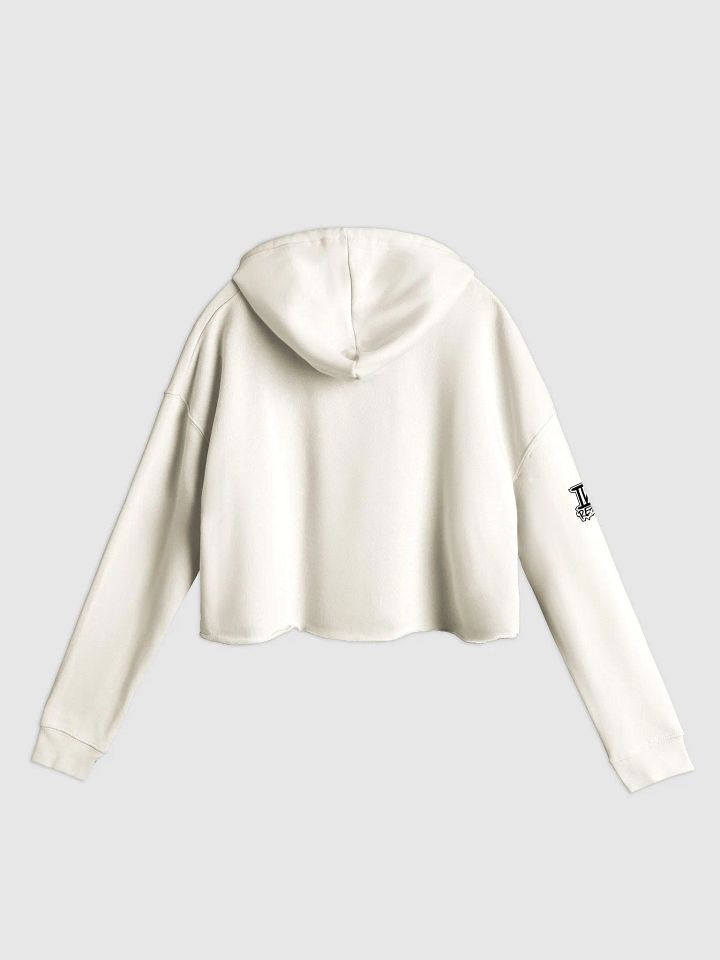 Standing Girl Bear Independent Trading Co. Women’s Lightweight Cropped Hoodie product image (2)