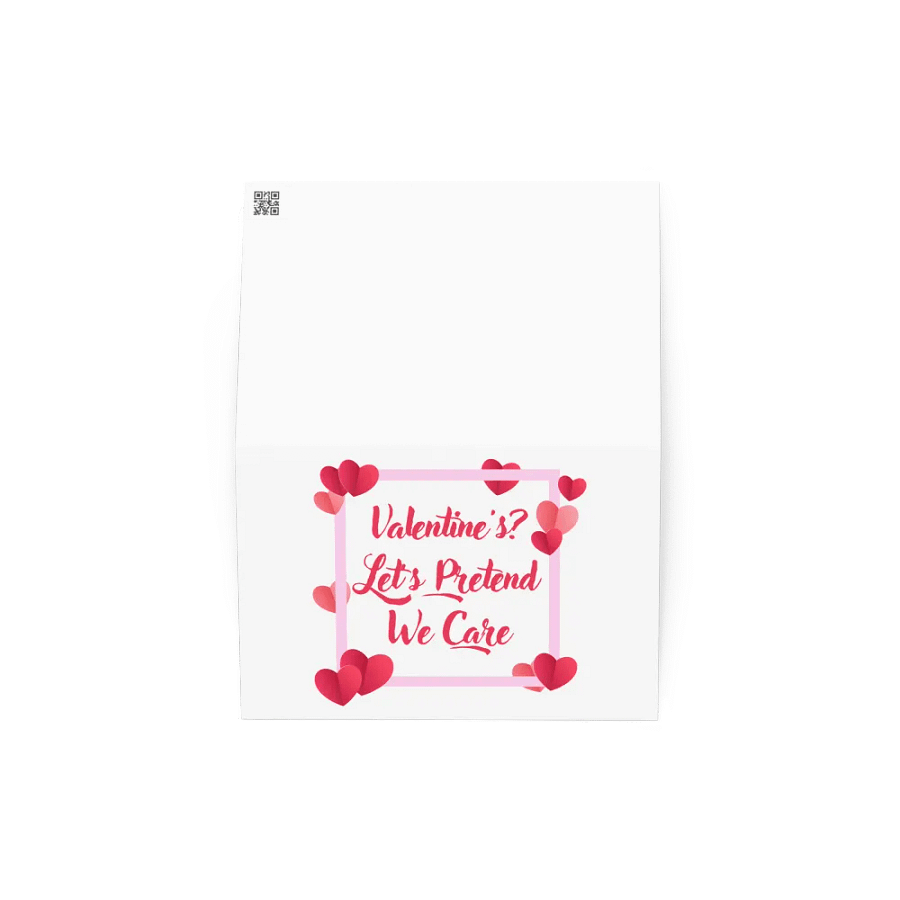 Valentine's? Let's Pretend We Care Card product image (4)