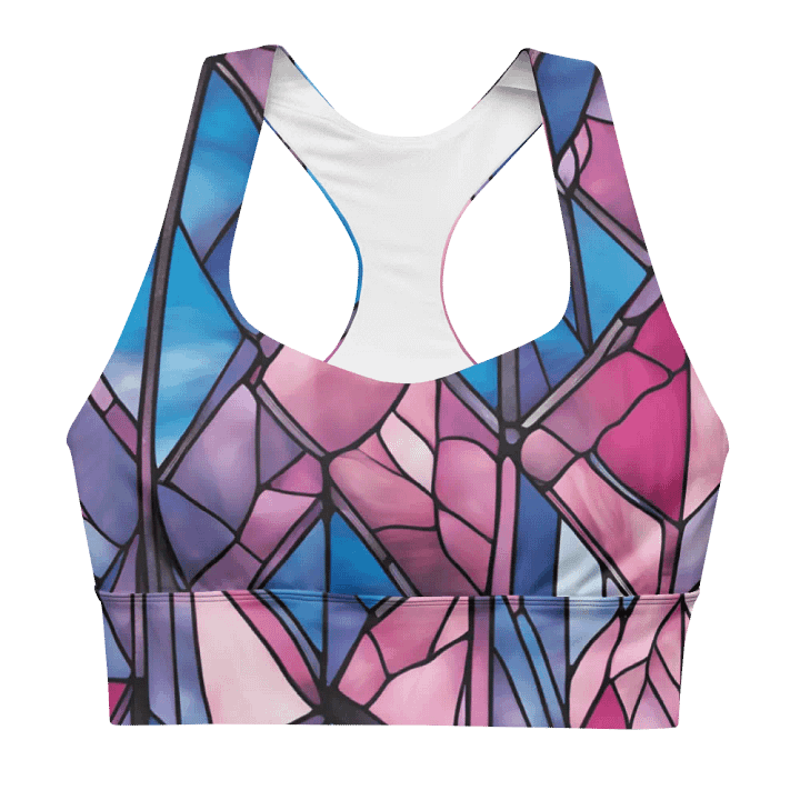 Stained Glass Dream All-Over Sports Bra product image (1)