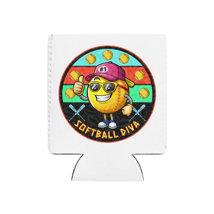 Softball Diva Can Cooler product image (1)