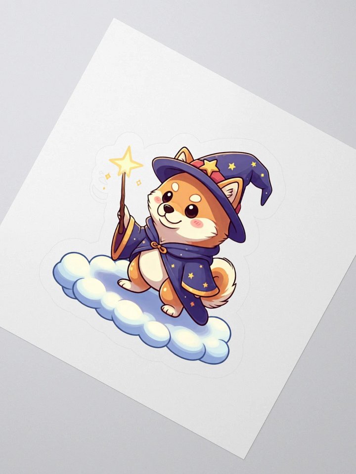 Nova Inu Wiz Kiss-Cut Sticker product image (5)