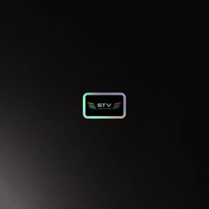 STV Grey Holographic Sticker Sheet product image (2)