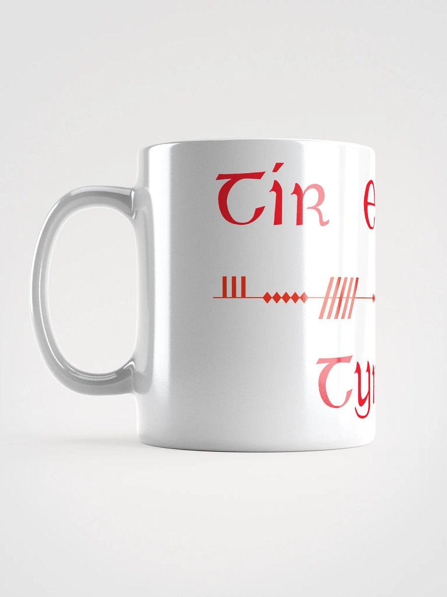 Tyrone/Tír Eoghain, Scholastic style ogham Mug product image (6)