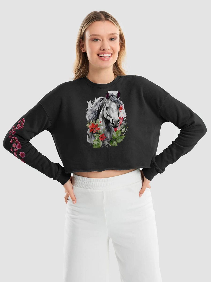 Petals in Pink Crop Sweatshirt product image (9)