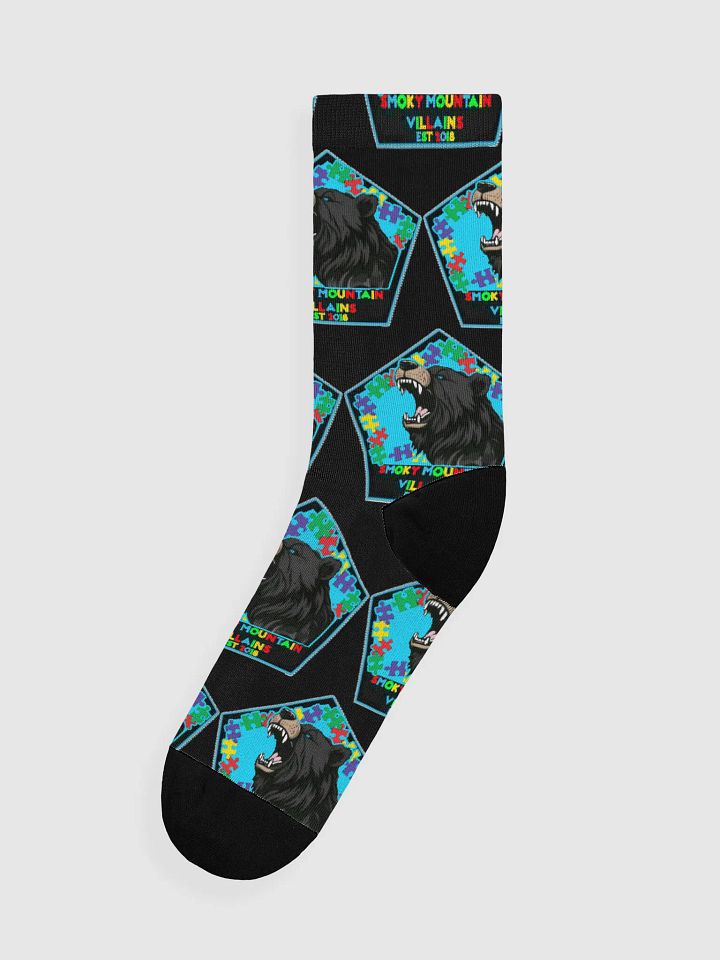 SMV Autism Awareness Logo socks product image (1)