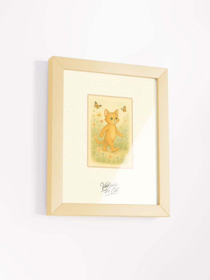 Vaikauri the Cat - Framed Matte Art Print product image (3)