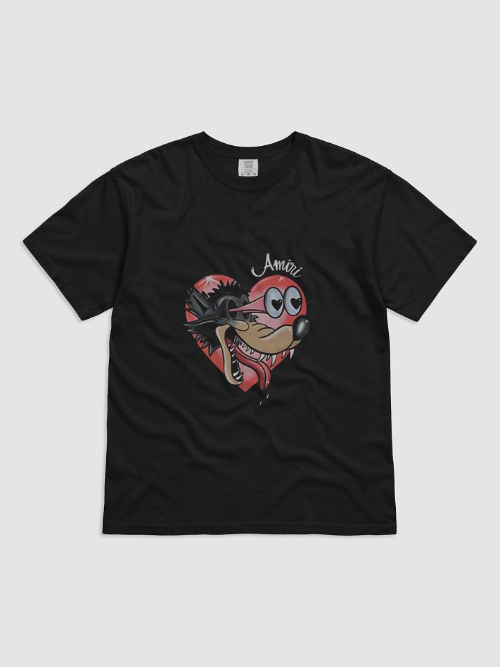 Whimsical Wolf Heart T-Shirt product image (1)