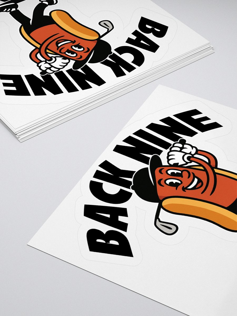 BACK NINE DOG STICKER product image (7)