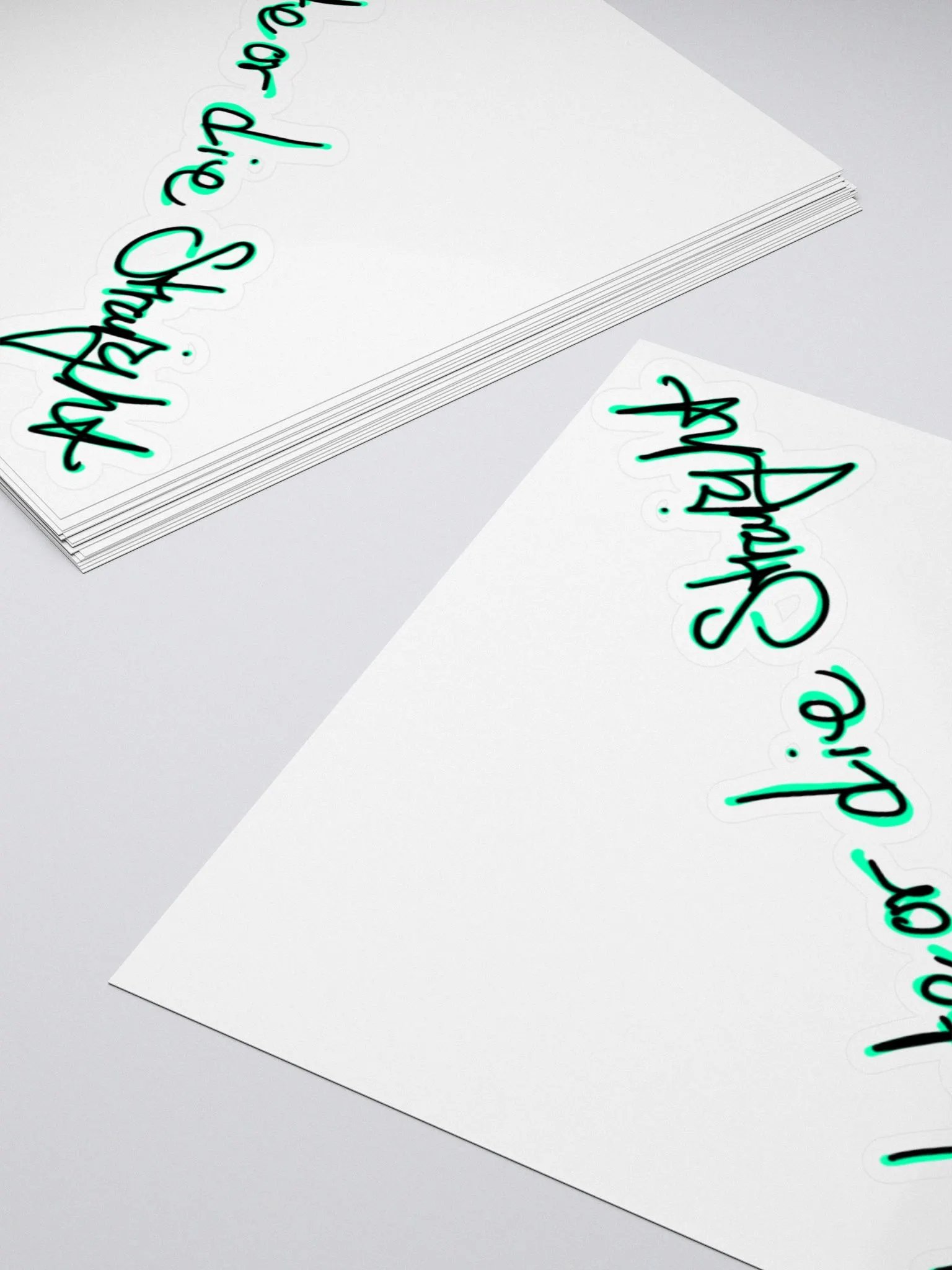 Hydrate or Die Straight Sticker product image (4)