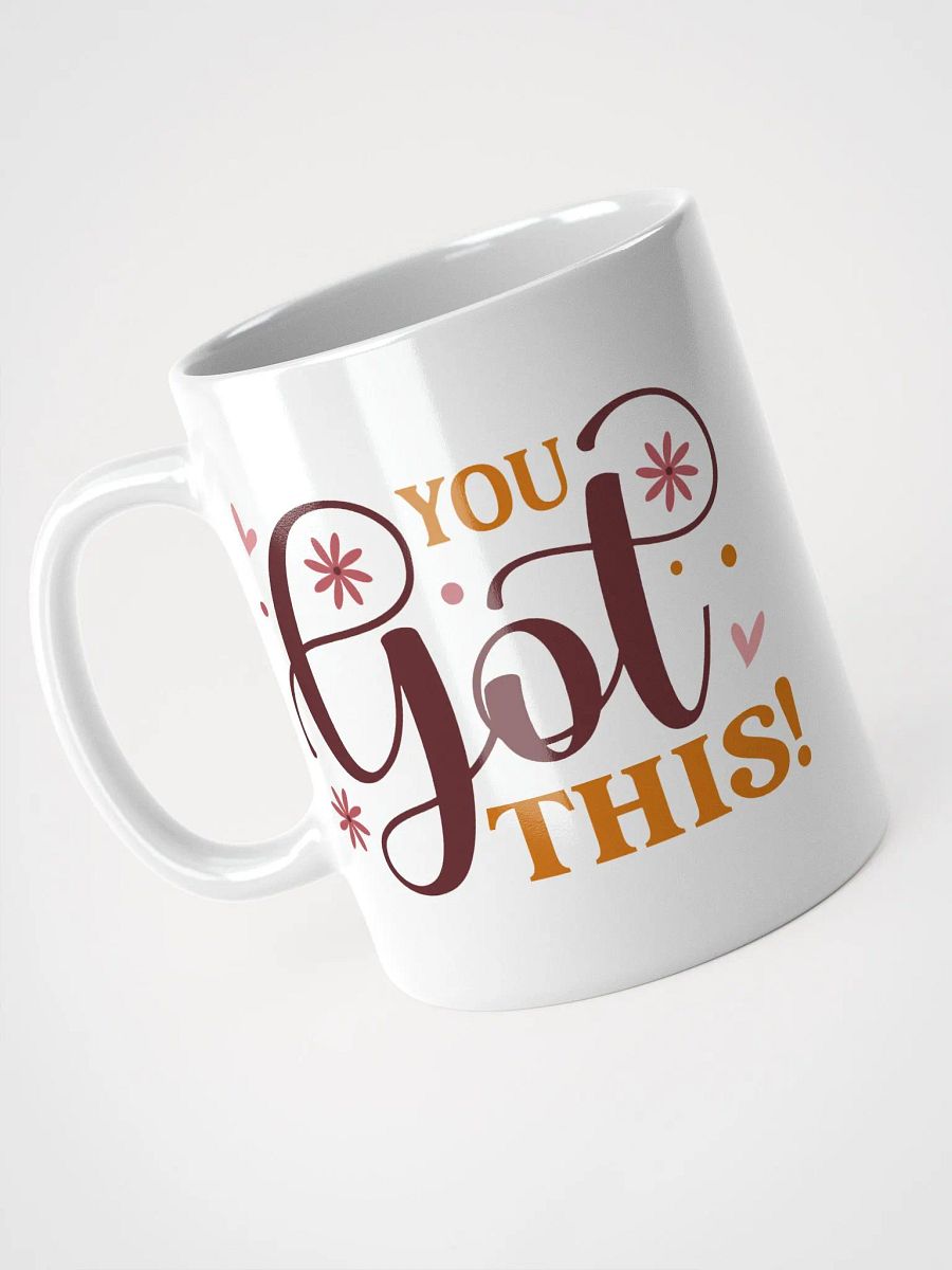 Floral Inspiration White Glossy Mug product image (3)