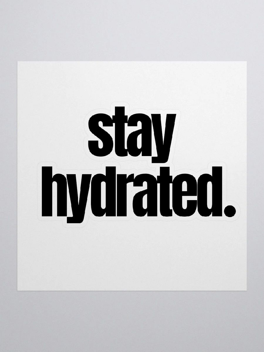 Stay Hydrated Stickers product image (1)
