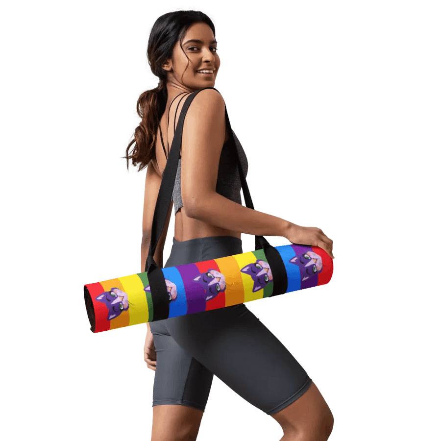 PurdieCat Pride Yoga Mat product image (9)