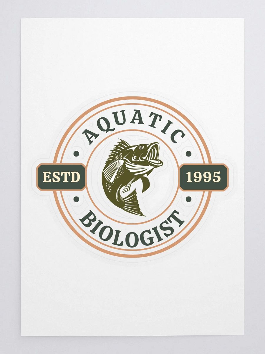 Aquatic Biologist Sticker product image (3)