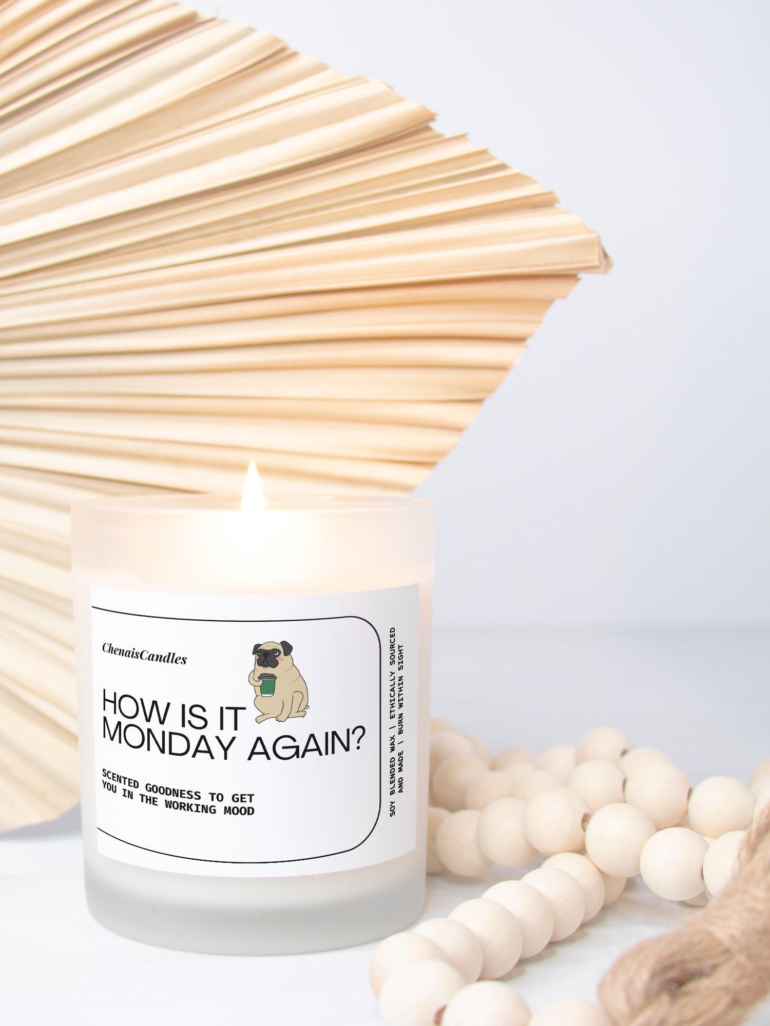 Monday Frosted Candles product image (4)