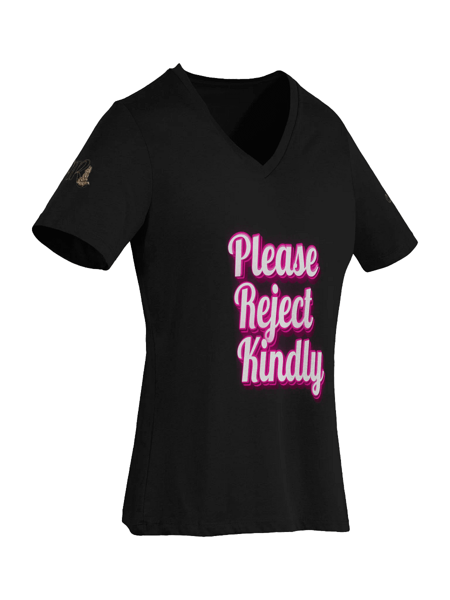 Reject Kindly/Other Words V-Neck T-Shirt product image (8)