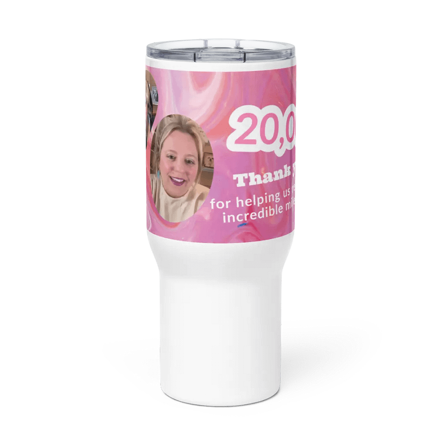 20K Milestone Travel Cup with Handle product image (2)