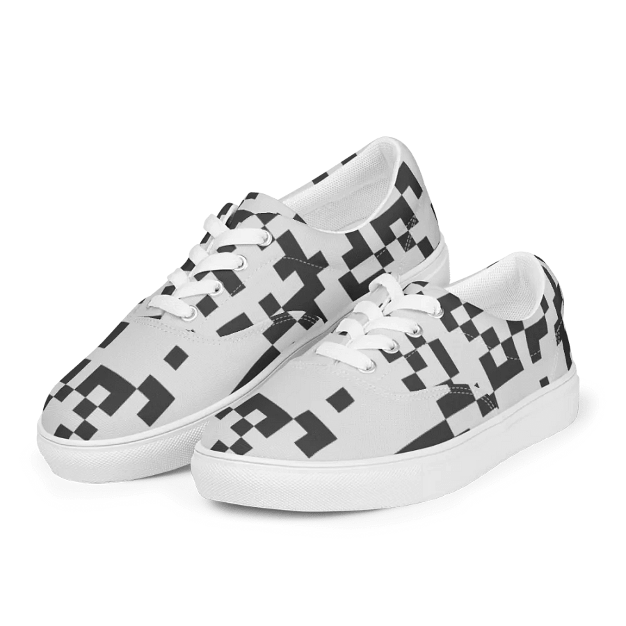 Pixelated Camo Lace-Up Sneakers product image (3)