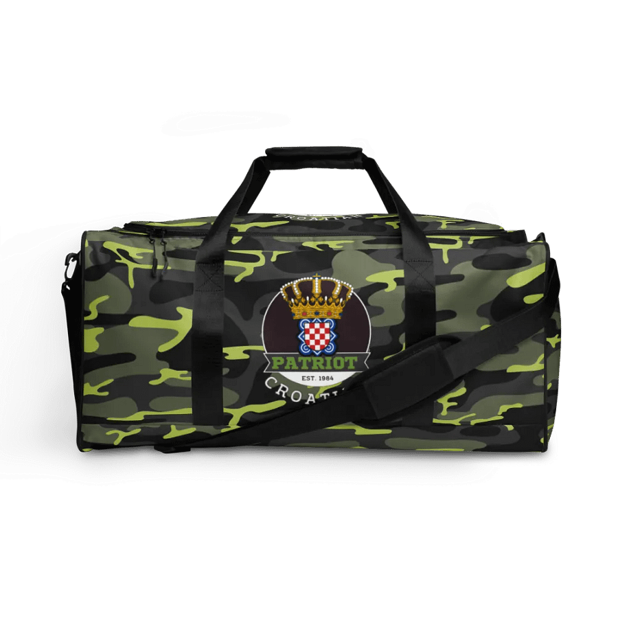 Croatian Patriot All-Over Print Duffle Bag product image (1)