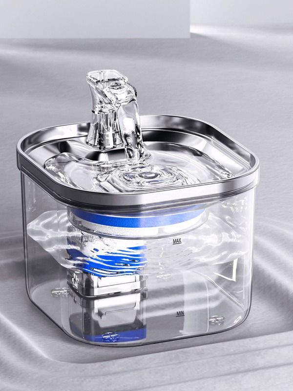 Pet Cat Dog Stainless Steel Automatic Circulation Water Dispenser Intelligent Fountain Pets Accessories product image (4)