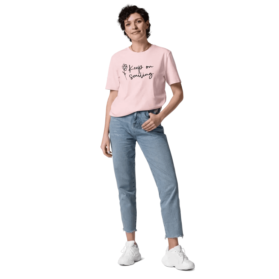 Keep on smiling eco t-shirt product image (106)