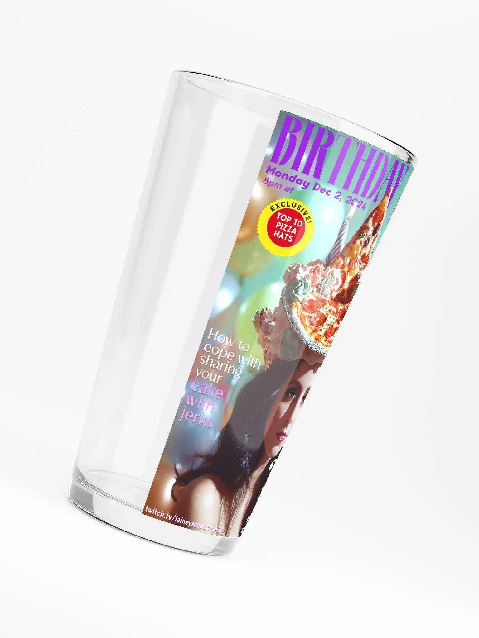 Limited Edition BIRTHDAY ADULT MAGAZINE 2024 Pint Glass product image (6)