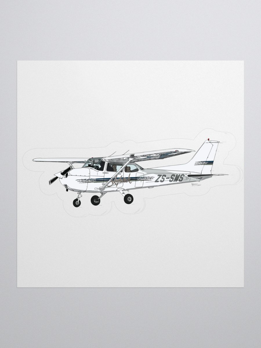 Cessna 172 Skyhawk II ZS-SMS Aviation Sticker product image (1)