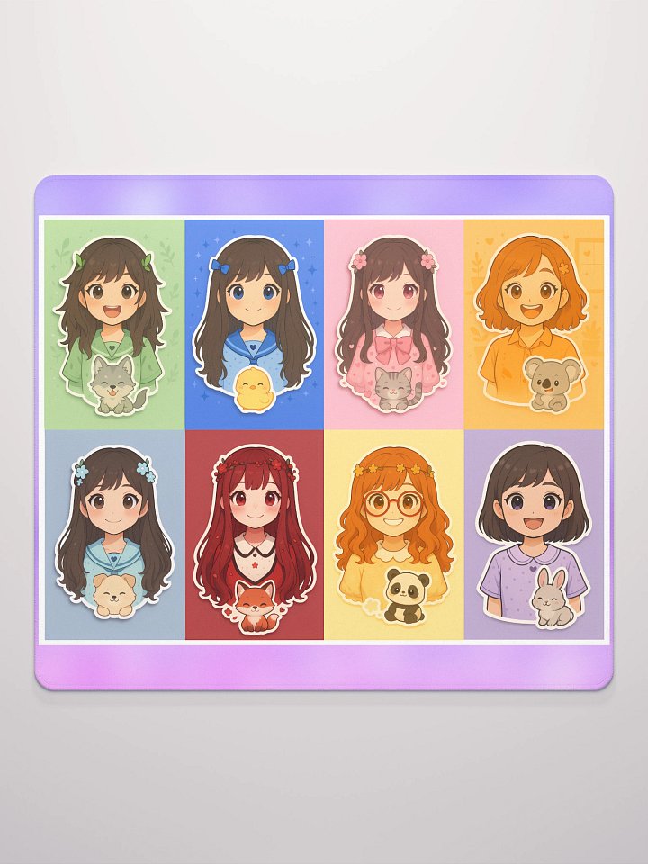 Cute Girl Mousepad product image (2)