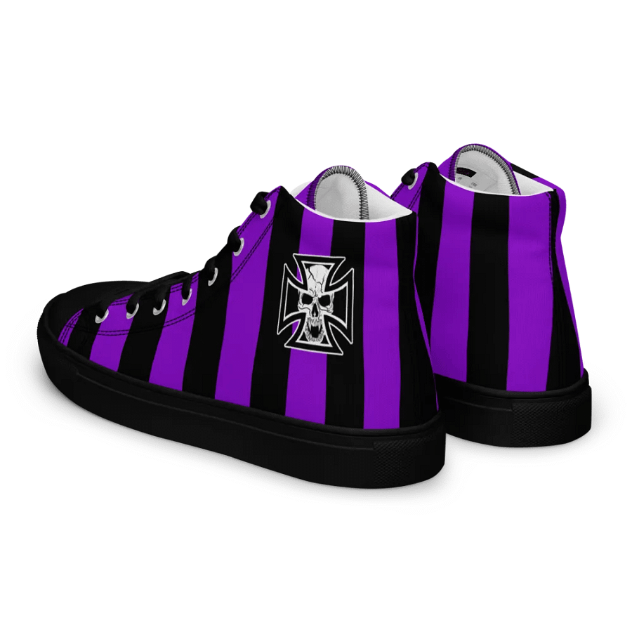 Maltese cross and skull womens high tops product image (6)