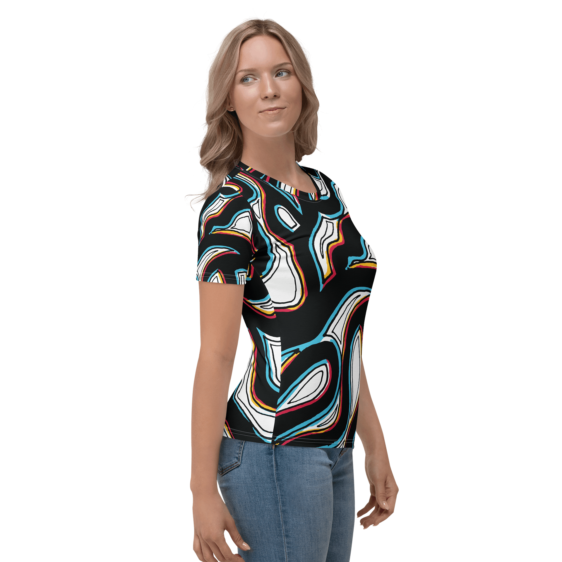 Flowing Spectrum Women's Tee product image (4)