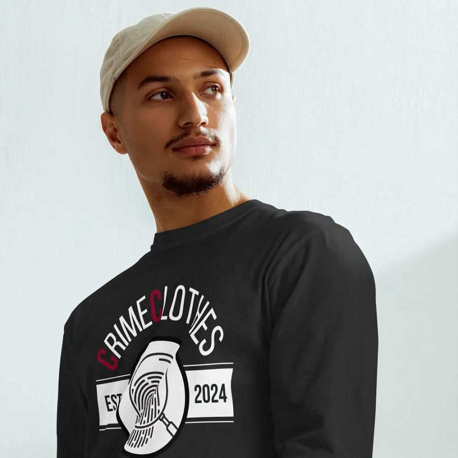 CrimeClothes True Crime Junkie Logo Long Sleeve T-Shirt product image (6)