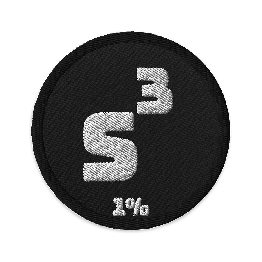S³ 1%er Embroidered Patch product image (1)