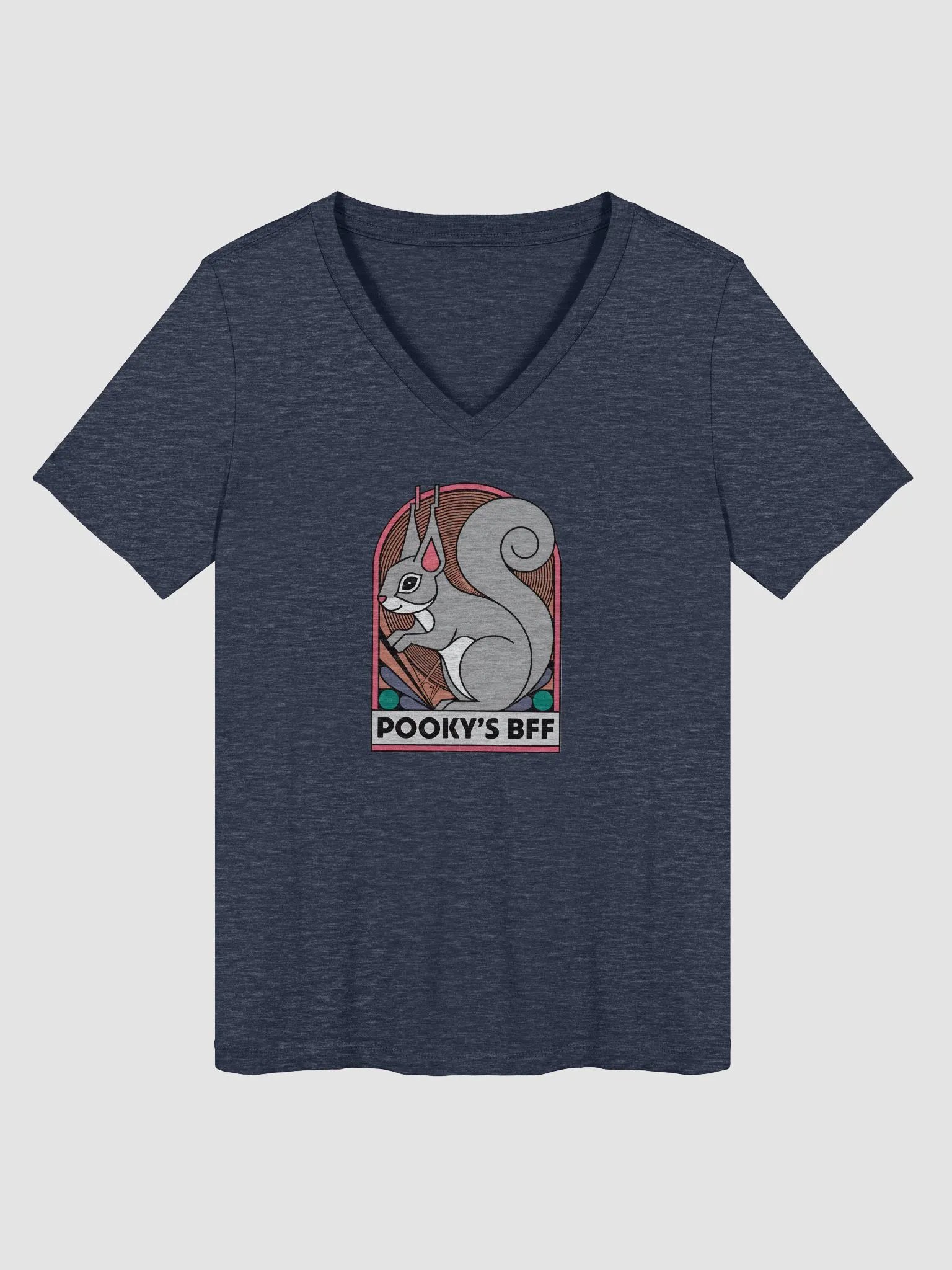 Pooky's BFF Relaxed V-Neck Tee product image (1)