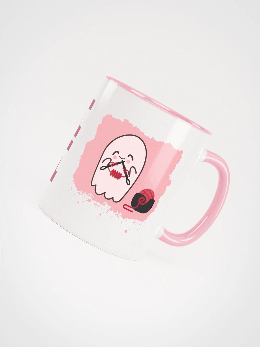 Ghost Hero Crocheting Ceramic Mug product image (4)