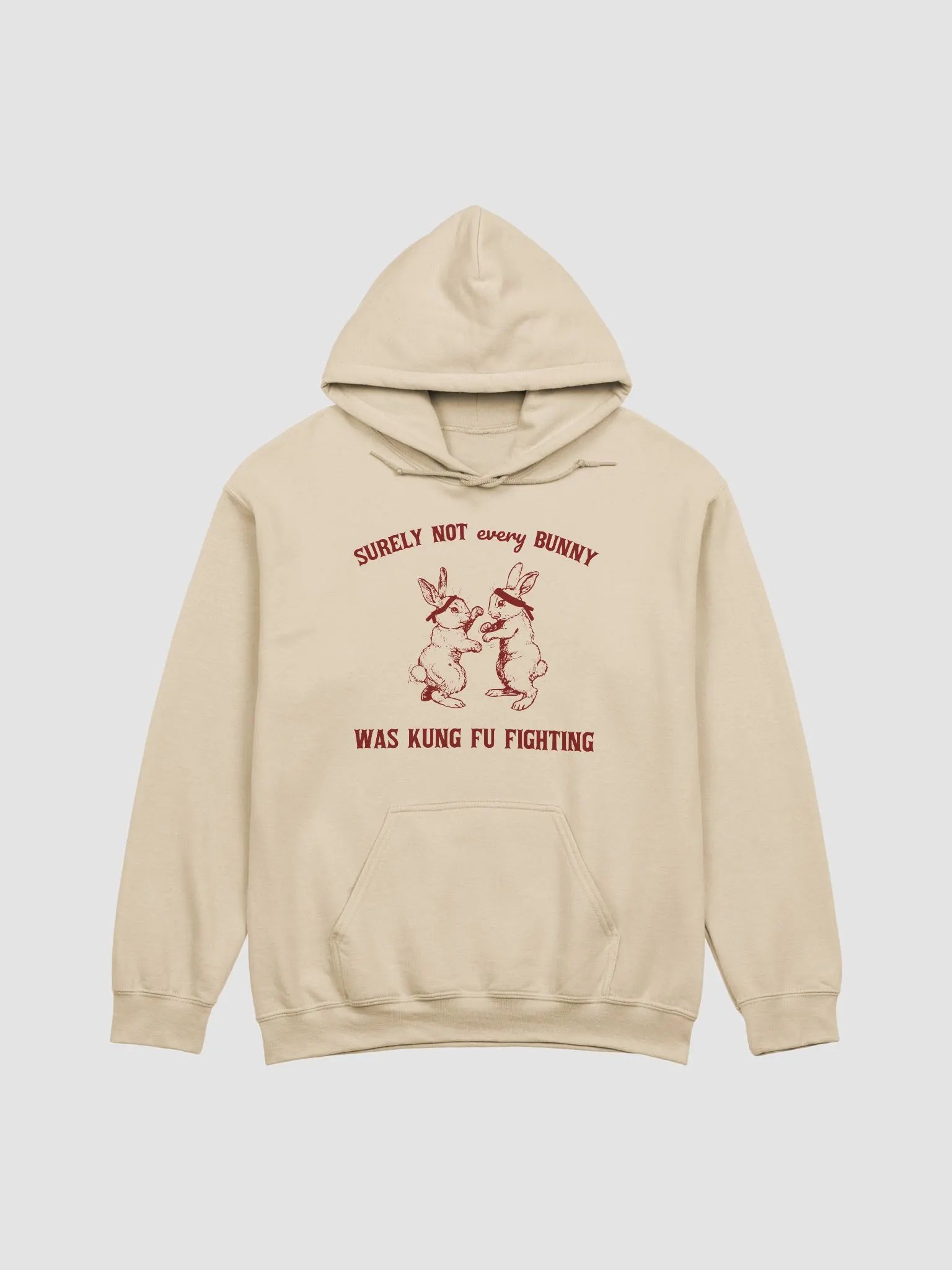 Surely not every bunny was kung fu fighting Hoodie product image (1)