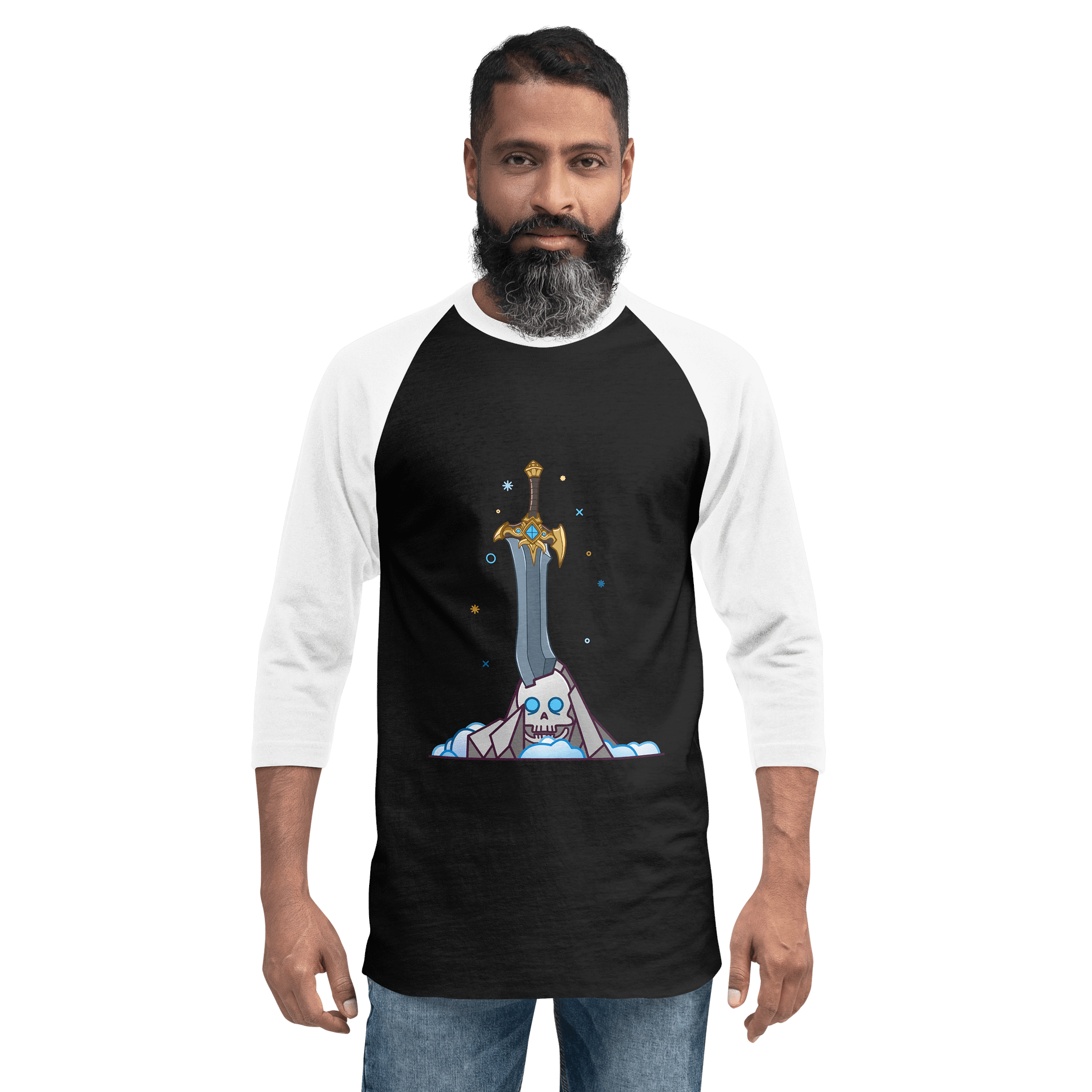 Sword in the Skull - Quel'Serrar Variation - Baseball Tee product image (2)